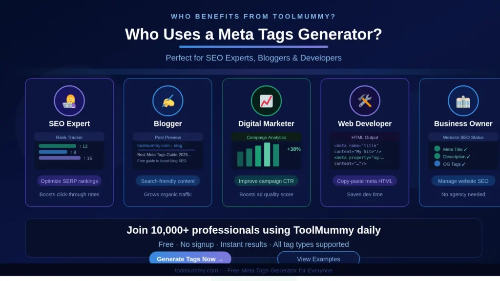 Who Uses a Meta Tags Generator